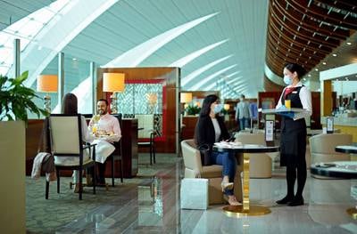 Emirates has first and business class lounges around the world. Photos: Emirates