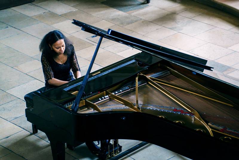 Award-winning Nigerian-Romanian pianist Rebeca Omordia, who lives in London, is set to deliver an electric performance of contemporary and dynamic classical music of composers from all over the African continent. Photo: Abu Dhabi Classics