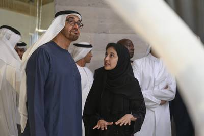Sheikh Mohamed toured the UAE, Qatari, Saudi, Kuwaiti, Omani, GCC, Turkish and Italian pavilions.