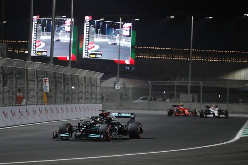 Mercedes driver Lewis Hamilton. AP Photo