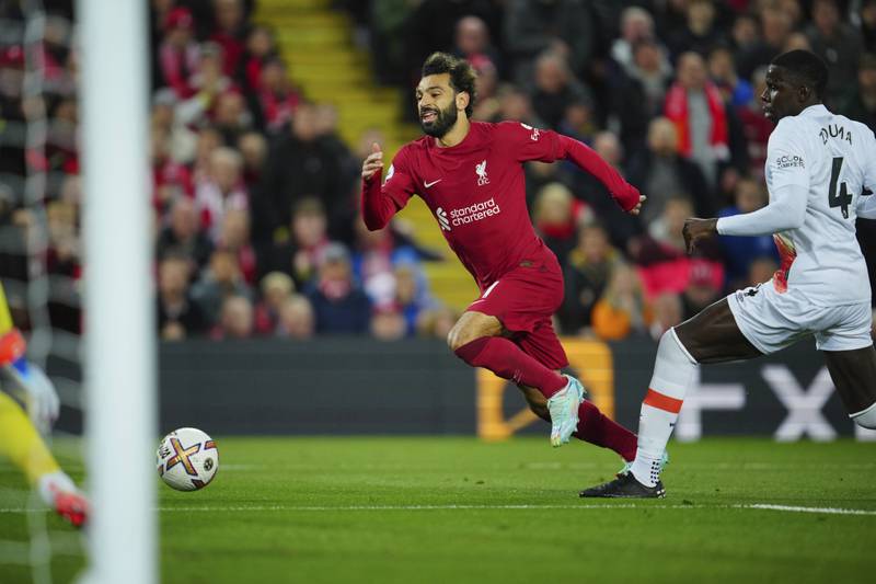 Mohamed Salah - 6. The Egyptian was deployed on the right and had a couple of half chances. He was given few opportunities to run at the defence or get behind them. PA
