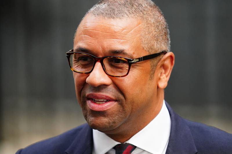 British Foreign Secretary James Cleverly. PA