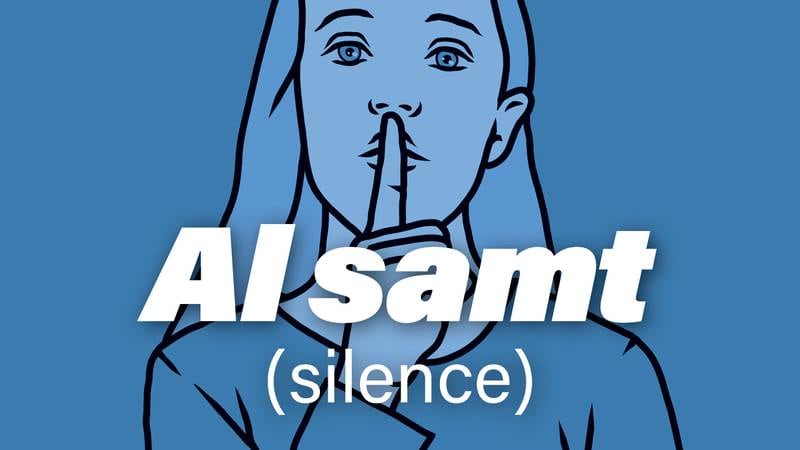 Al samt is the Arabic for silence