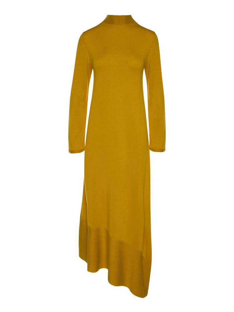 Stay cosy outdoors in a knitted dress, Dh399, Leem. Courtesy Leem