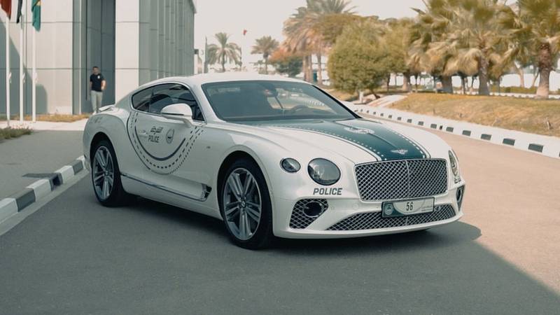 Dubai Police add Bentley Continental GT V8 to supercar fleet