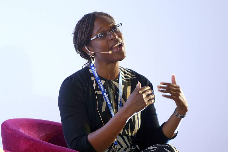 Teams with stronger cohesion perform better, says Yvonne Agyei, Google’s vice president of international people operations. Satish Kumar / The National