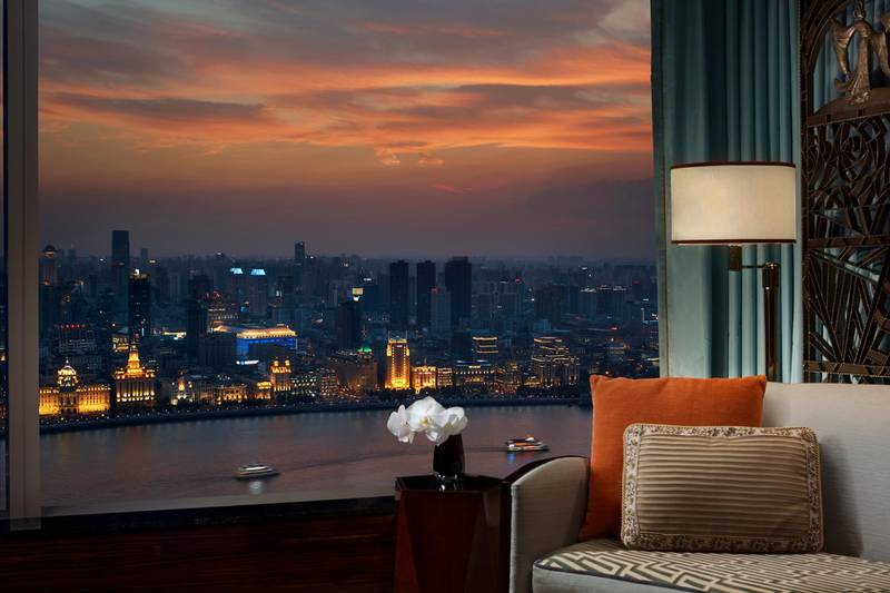 There are 285 rooms at the Ritz Carlton Shanghai Pudong, ranging in size from 50 square metres to 410 sq m. Courtesy of Ritz Carlton Shanghai