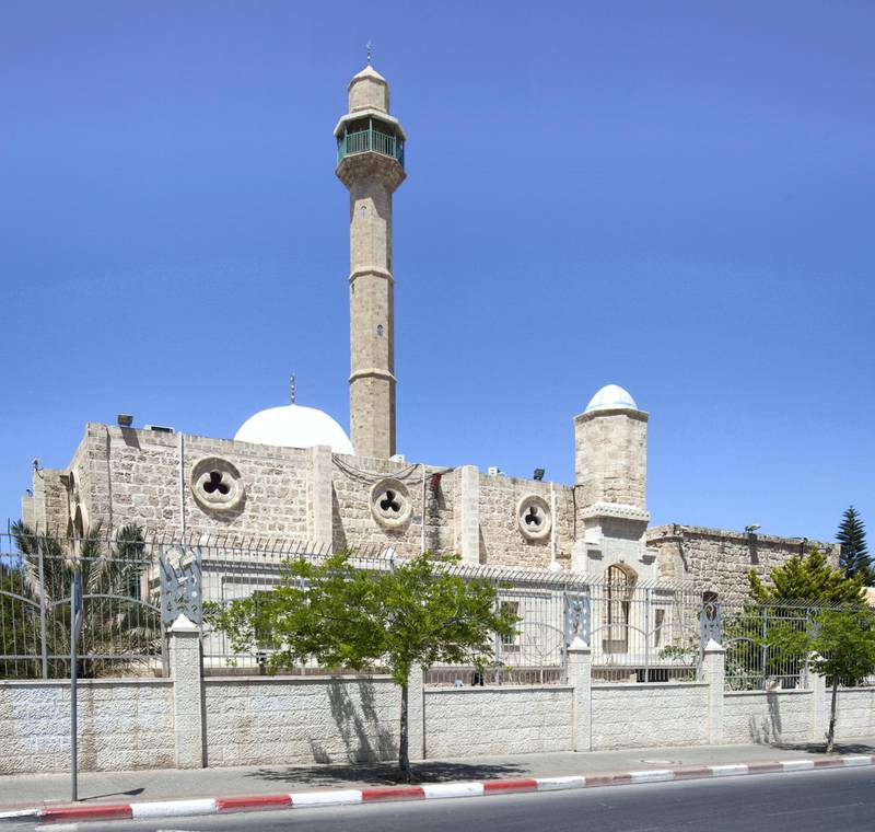 The Hassan Bek Mosque in Tel Aviv-Yafo, Israel. (Photo by: Independent Picture Service/Universal Images Group via Getty Images)