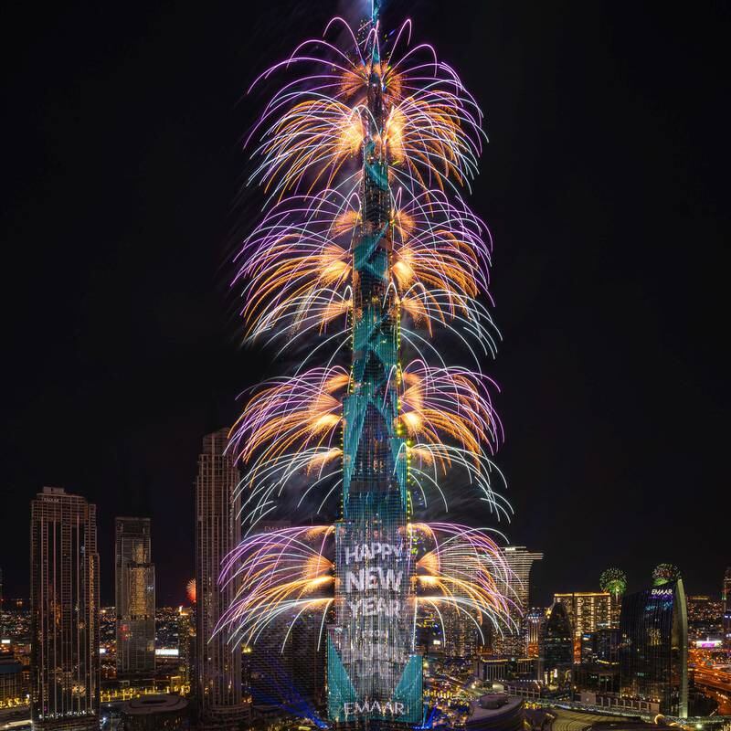 The Burj Khalifa New Year's Eve fireworks are a much-awaited spectacle every year. Photo: Emaar