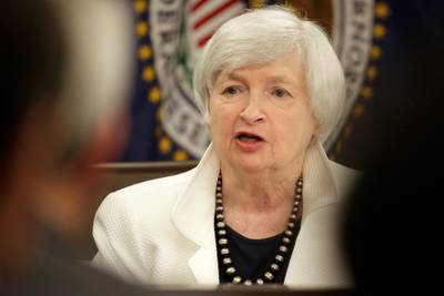 Federal Reserve Chairman Janet Yellen speaks during a news conference after a two-day Federal Open Markets Committee (FOMC) policy meeting, in Washington, U.S., September 20, 2017. REUTERS/Joshua Roberts