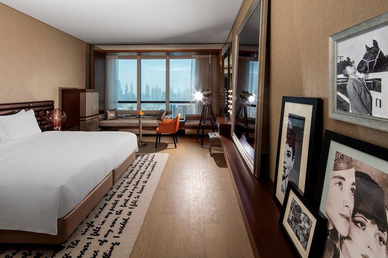There are also themed suites taking inspiration from Paramount Pictures movies. All 69 floors of the hotel have exclusive never seen before, behind-the-scenes photography from their movies