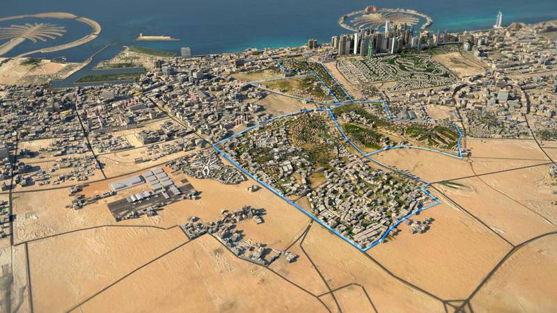 The Route 2020 project involves the extension of Dubai Metro's Red Line from Nakheel Harbour and Tower Metro Station to the site of Expo 2020. Courtesy RTA