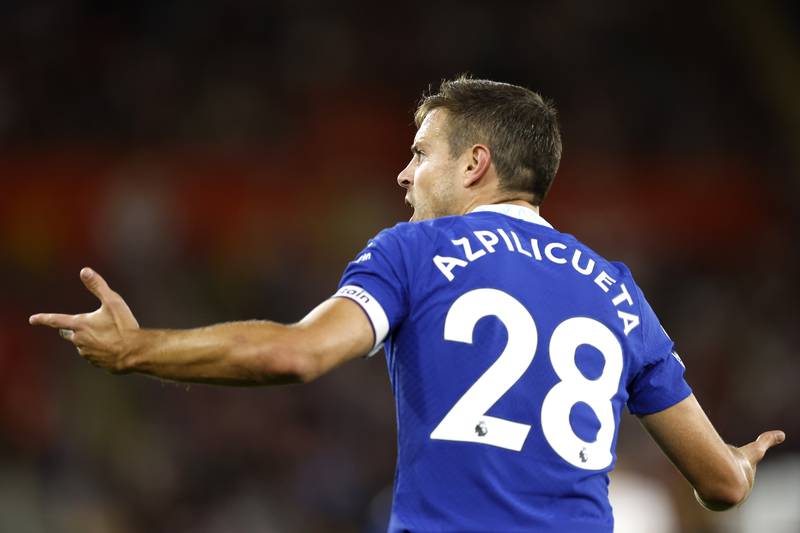 Cesar Azpilicueta 3/10: Given a horrible time by Adam Armstrong who tormented the Spaniard all night. Partially at fault for both goals and looked horribly exposed on a number of occasions. PA