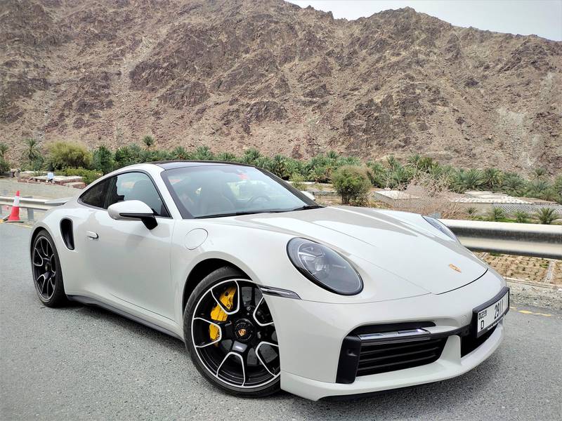 The 992-generation Porsche 911 Turbo S goes from 0 to 100 kilometres per hour in 2.7 seconds and has a top speed of 330kph. All photos by Gautam Sharma