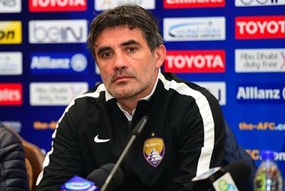 Al Ain manager Zoran Mamic rates Al Ahli as "the best team in Saudi Arabia". Courtesy Al Ain FC