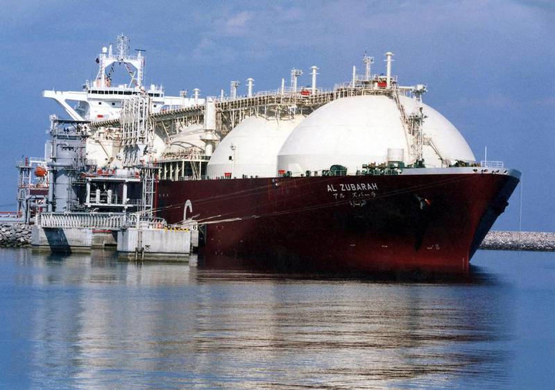 A liquefied natural gas tanker at Ras Laffan in northern Qatar. AP Photo