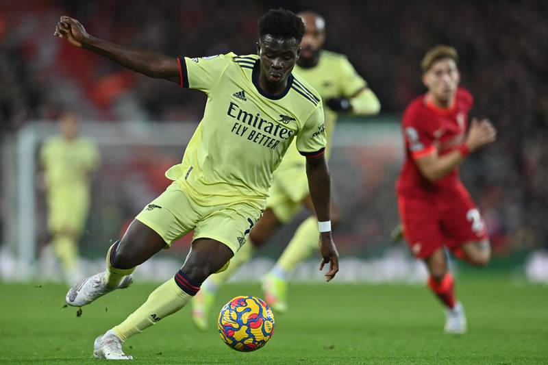 Bukayo Saka – 6. The 20-year-old started well and showed hints of danger but faded as Liverpool asserted their authority. Being the best player in the team was not much of a recommendation. AFP