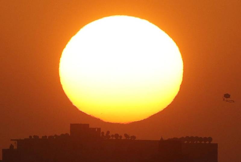 The sun rises in Cairo, Egypt. Reuters