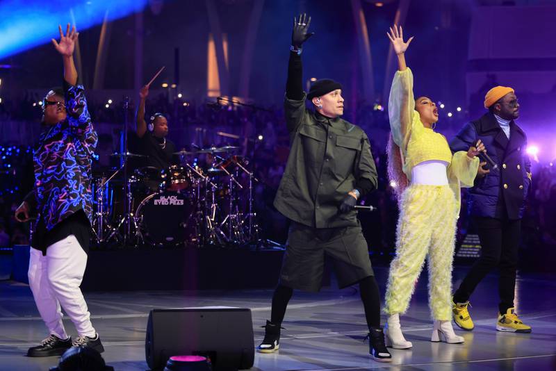 The Black Eyed Peas are set to perform at the Doha Golf Club. Reuters