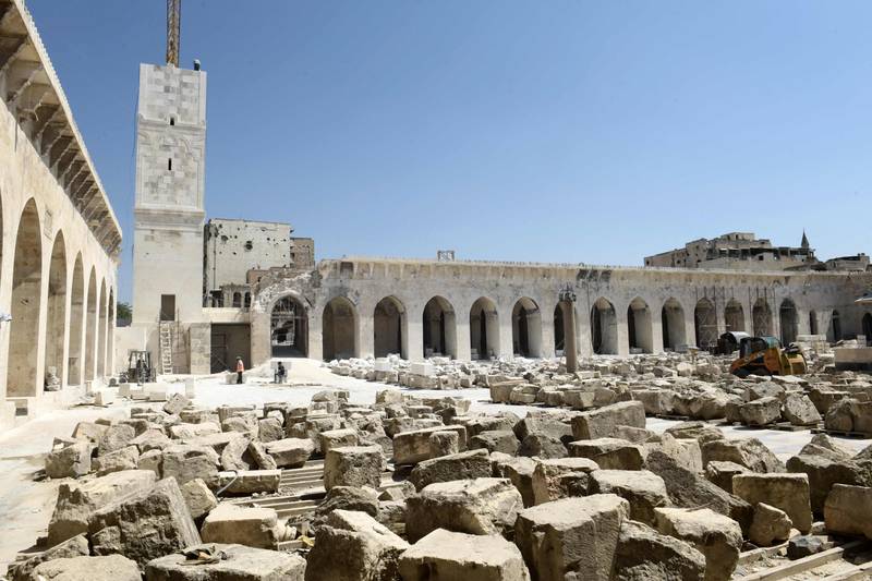 The mosque was originally built in the 8th century but was apparently destroyed and then rebuilt in the 13th century. 