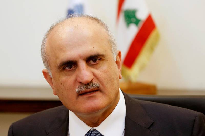 FILE PHOTO: Lebanon's Finance Minister Ali Hassan Khalil speaks during a news conference in Beirut, Lebanon March 30, 2017. REUTERS/Mohamed Azakir/File Photo