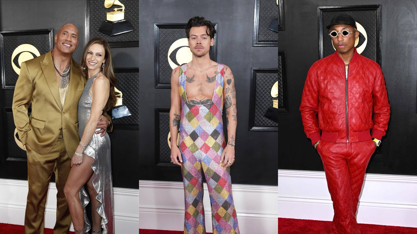 The men on the 2023 Grammys red carpet are breaking fashion boundaries, from Harry Styles to Pharrell