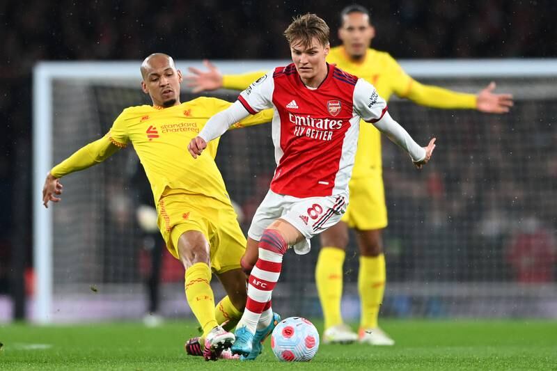 Martin Odegaard – 4. The Norwegian had a chance to give Arsenal the lead but was foiled by Alisson. That was the turning point of a game in which the 23-year-old was never able to impose himself and he was replaced by Smith Rowe in the 67th minute. Getty