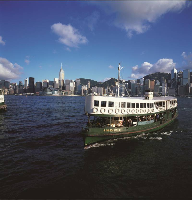 The historic Star Ferry still plies Victoria Harbour. HKTB