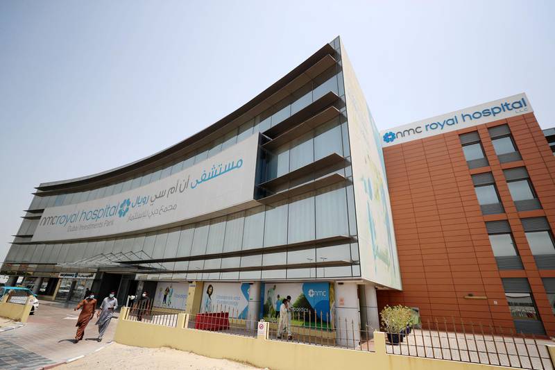 Dubai, United Arab Emirates - Reporter: Nick Webster. News. Covid-19/Coronavirus. Check on PCR testing at clinic now people need tests to travel at NMC Royal Hospital in Dubai Investments Park. Saturday, July 4th, 2020. Dubai. Chris Whiteoak / The National