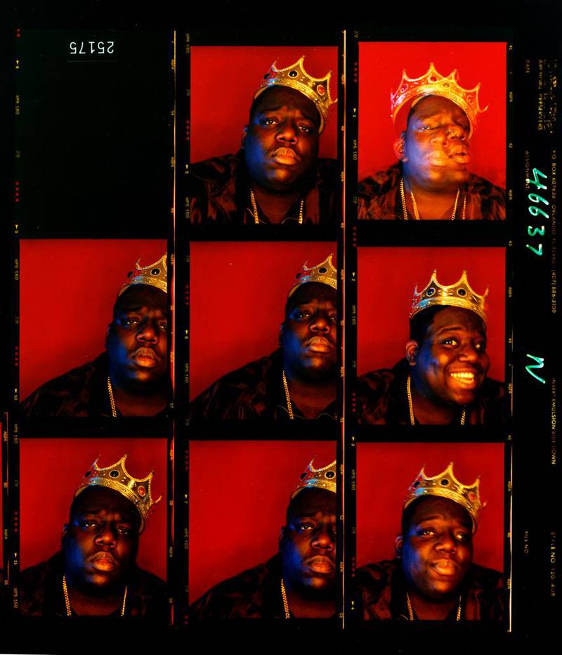 'Biggie Smalls, King Of New York' by Barron Claiborne taken in Wall Street, New York, 1997.
