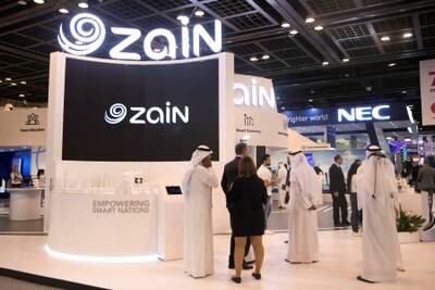 DUBAI, UNITED ARAB EMIRATES - OCTOBER 14, 2018. 

Kuwait telecom provider, Zain, at Gitex Technology Week at DWTC.

(Photo by Reem Mohammed/The National)

Reporter: 
Section:  NA