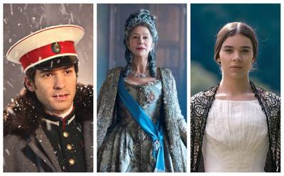 Santiago Cabrera stars in 'Anna Karenina', Helen Mirren takes on the Empress herself in 'Catherine The Great', and Hailee Steinfeld plays an American literary genius in 'Dickinson'. New Pictures, AppleTV, imdb