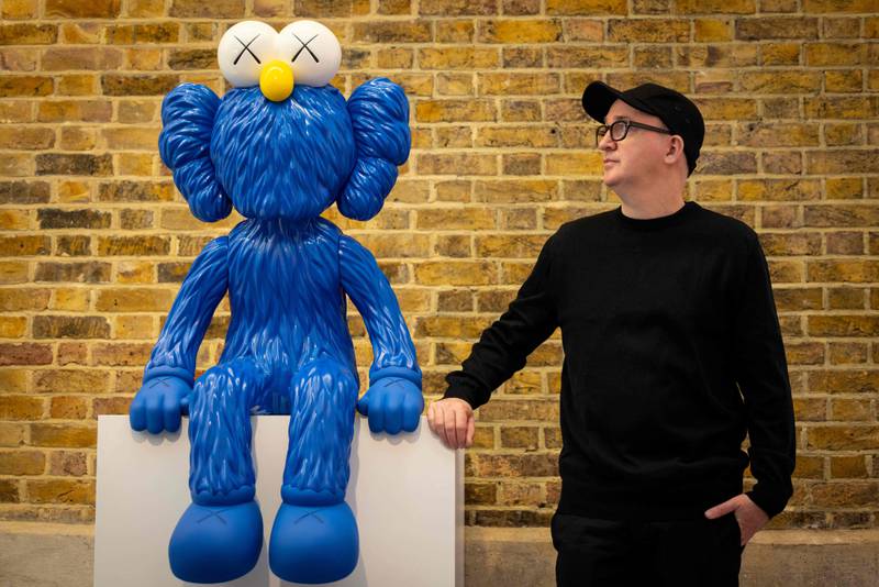 As part of his latest exhibition, New Fiction, at London's Serpentine Galleries, his first major solo show in the city, American artist and designer has partnered with 'Fortnite', the hit online video game, as well augmented reality app Acute Art. AFP