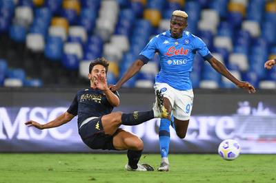 Victor Osimhen: Lille to Napoli (€70m) – The Italian club smashed their transfer record to sign the 21-year-old Nigerian striker this summer. Getty Images
