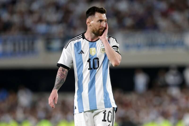 Lionel Messi of Argentina. Getty Images