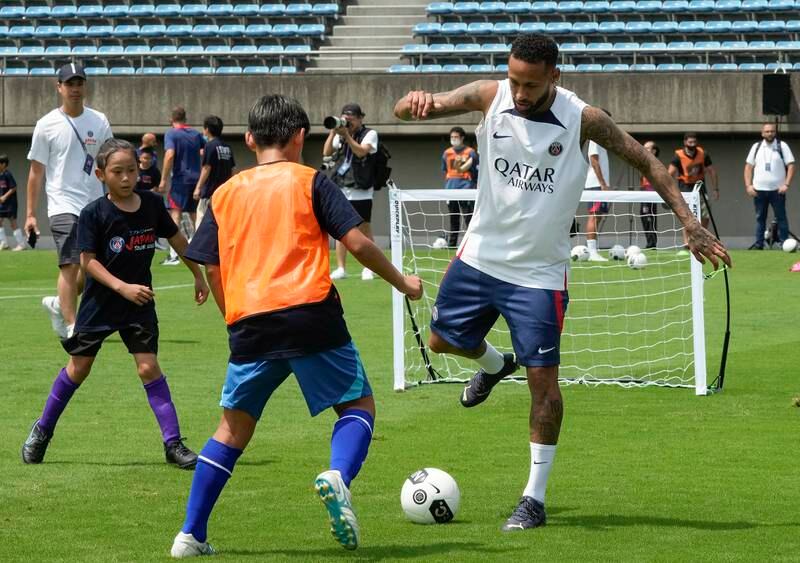 Paris Saint-Germain's Neymar in action. EPA