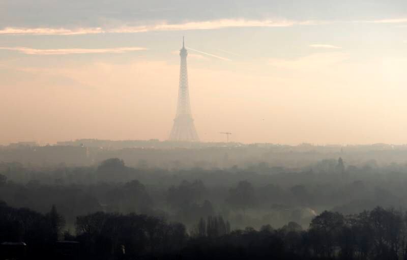 Paris is one of the European cities with the worst air quality. Getty