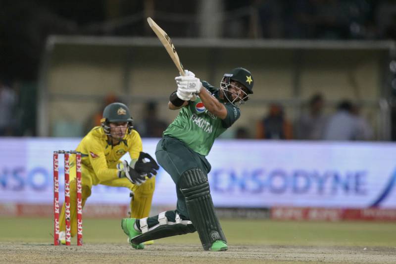 Pakistan's Imam-ul-Haq scored heavily against Australia at home. AP