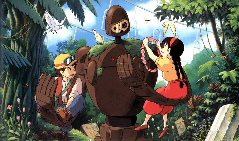 Laputa: Castle in the Sky has strong themes of anti-war and violence. Photo: Studio Ghibli