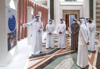 Sheikh Mohammed bin Rashid attends launch of Emirates Development Bank. WAM