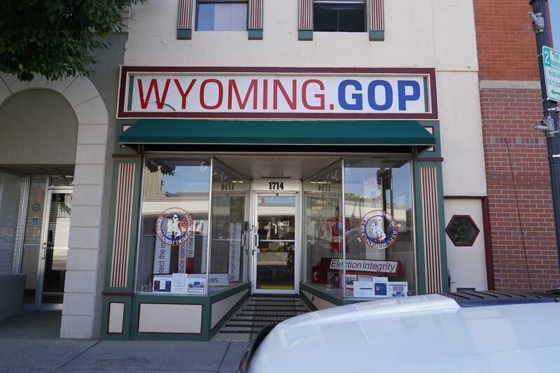 The headquarters of the Republican Party in Cheyenne, Wyoming.