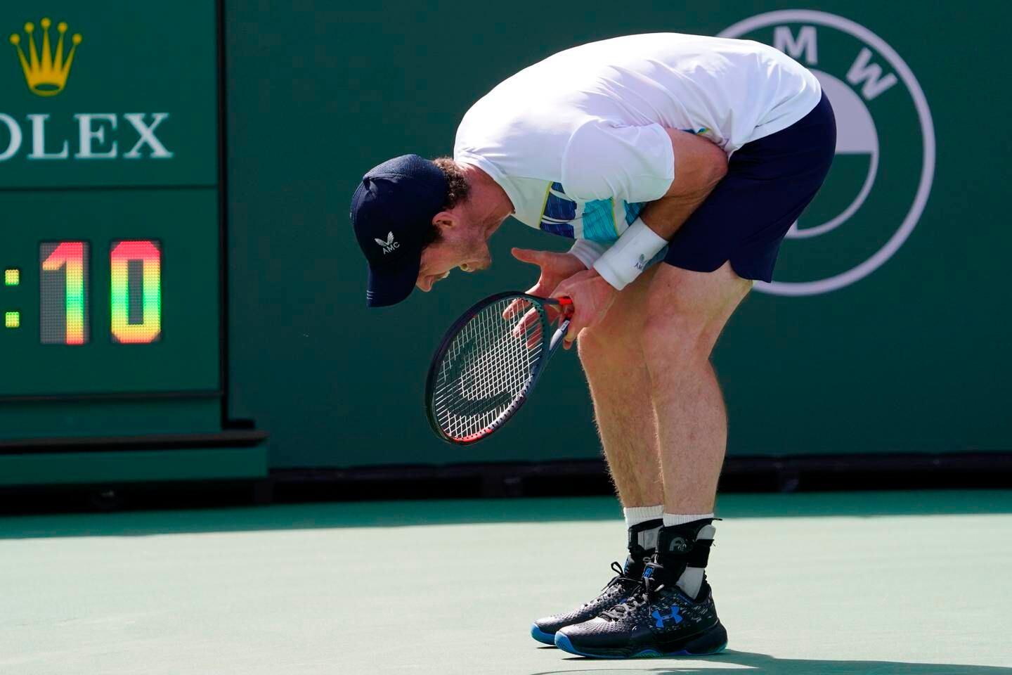 Andy Murray lost in straight sets to Alexander Bublik. AP