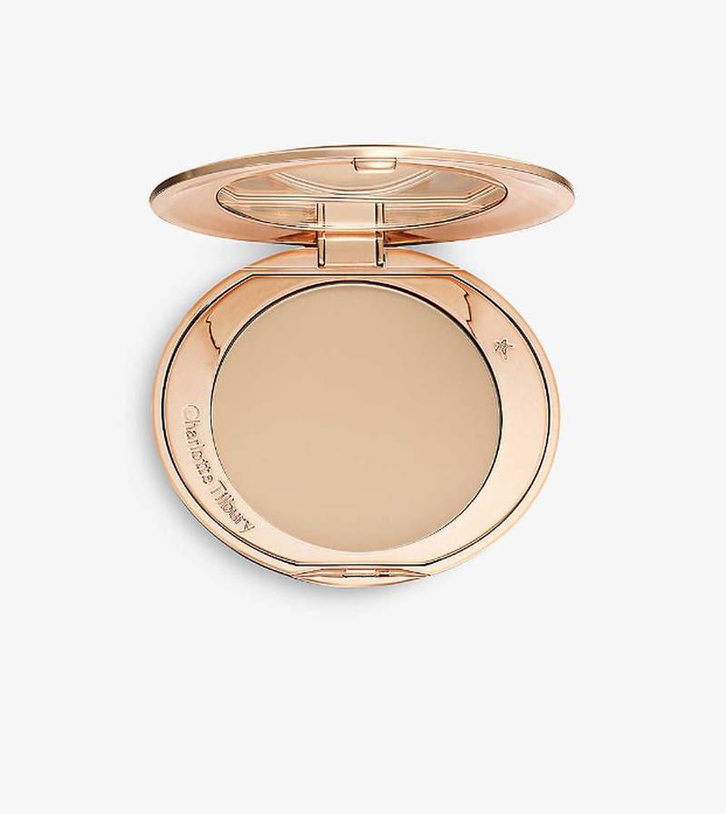 Charlotte Tilbury Airbrush Flawless Finish. This super-finely milled powder blurs the look of lines and imperfections. Dh166 at Charlotte Tilbury. Photo: Charlotte Tilbury