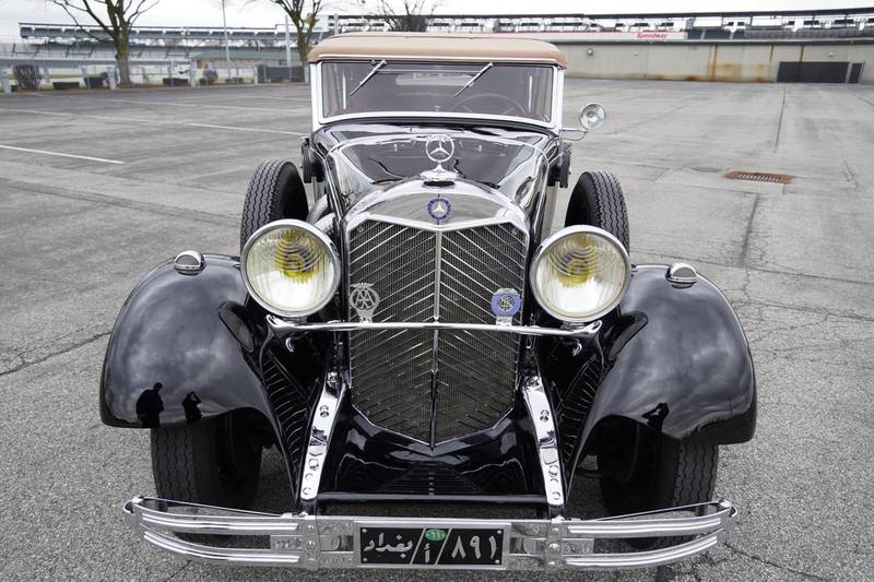 The 1930 Mercedes-Benz 770K that belonged to King Faisal I of Iraq. Photo: Bring a Trailer