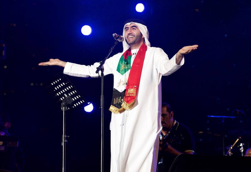 Abu Dhabi -- November 27, 2015 , Omar Al Marzooqi at Beats on the Beach Concert, Corniche, Abu Dhabi, United Arab Emirates , Vidhyaa for the National, ID40962 *** Local Caption ***  Omar Al Marzooqi_1.jpg