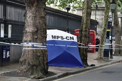 Police have cordoned off an area near the British Museum in London where a man was stabbed on Tuesday. PA