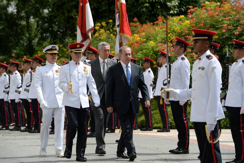 Israeli prime minister Benjamin Netanyahu visited Singapore last month to promote Israel as a tolerant country. Roslan Rahman  / AFP