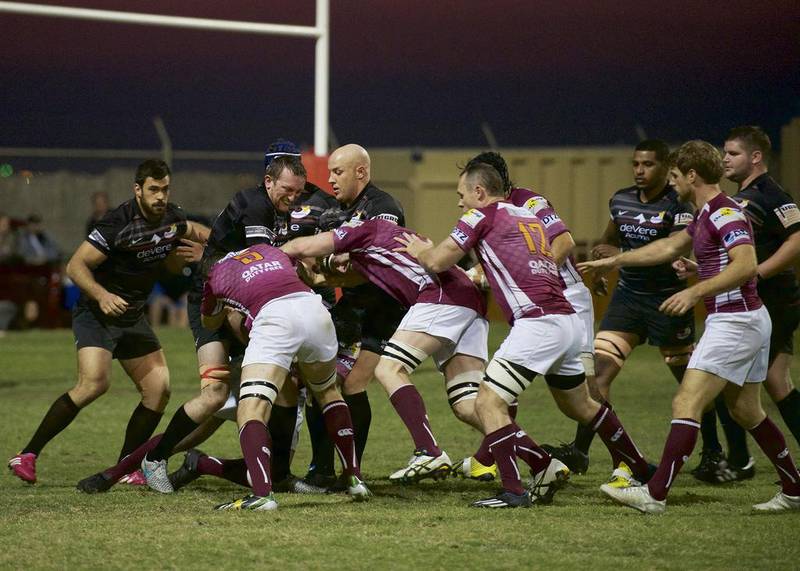 Abu Dhabi Saracens against Doha in the West Asia Championship League, held at Al Ghazal Golf Club, Abu Dhabi on January 15, 2015, Vidhyaa for The Nationals