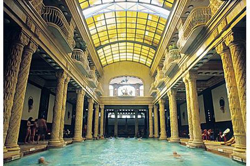The Gellert Spa is one of hundreds of places to soak up the atmosphere of the city.