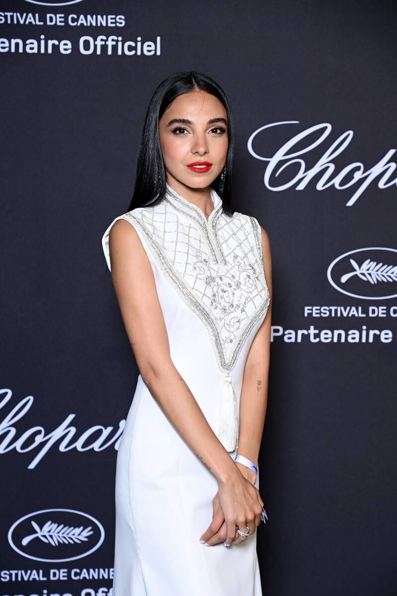 Salma Abu-Deif attends the 'Chopard Loves Cinema' gala dinner. Photo: Getty Images For Chopard